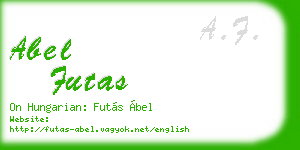 abel futas business card