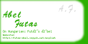 abel futas business card